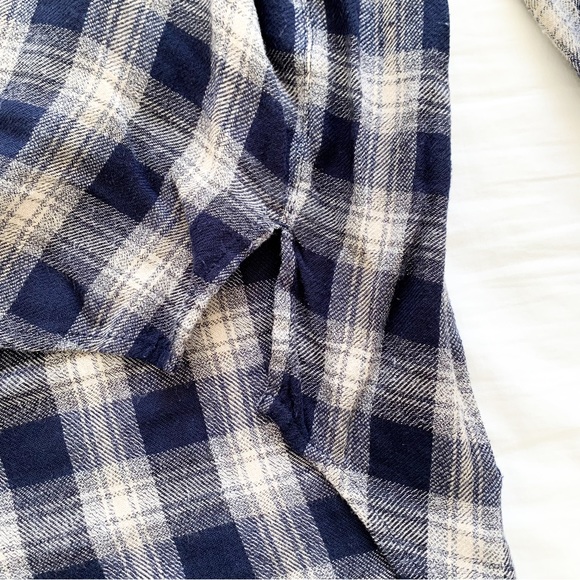 Madewell Oversized Boyshirt Flannel in Andover Plaid size medium - Picture 7 of 9